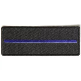 THIN BLUE LINE LAW ENFORCEMENT Patch Embroidered Tactical Police Vest Jacket