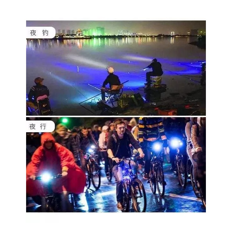 Yuqing Lampara De Cabeza Linterna Frontal Con 4 Modos Recargable