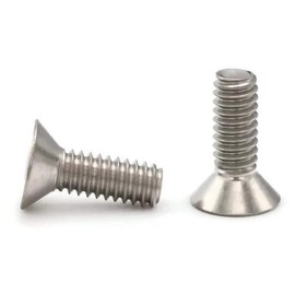 316 Stainless Steel Flat Head Socket Cap Screws #10-24 x 7/16" Qty 100