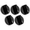 Junling 5 Pack Cooktop Stove Knobs 00650847 Compatible with Bosch,