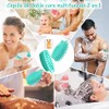 Cepillo de ducha,cepillo de masaje de silicona exfoliante Con fuerte