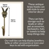 Knobs By Blossom Vintage Antique Brass Iron Wall Hooks Tie