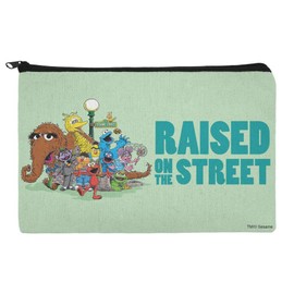 GRAPHICS & MORE Sesame Street Raised on the Street Accessories Pencil Pen Bag Organizer Pouch