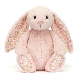 Stress Relief Toys - Jellycat Blossom Bunny Plush 31cm, Blush Cherry Bunny Plush, Gift for everyone:_Blush Cherry
