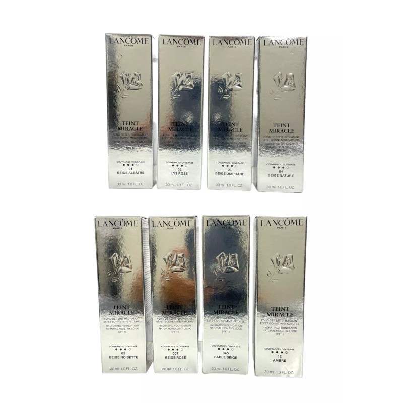 Lancôme Lancome Teint Miracle Hydrating Foundation SPF15 (30ml/1.0oz) LOT OF