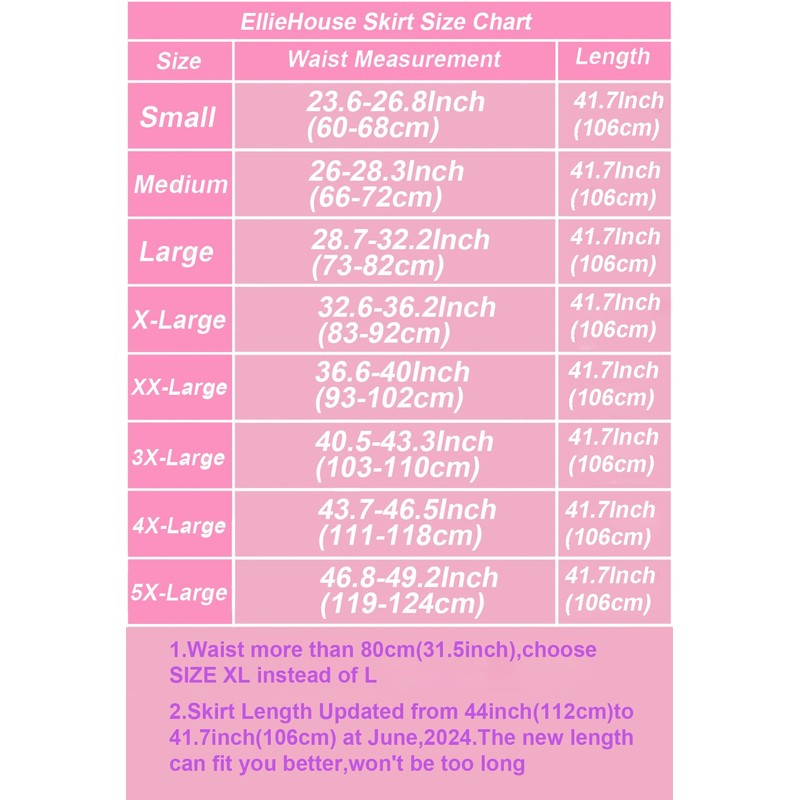 EllieHouse Womens Long Tutu Party Evening Tulle Skirt Black Size