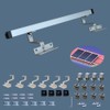 Solar Panel Mounting Bracket Kit to Metal Roof Sloped or