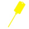 100pcs Reusable Blank Plastic Tags Ties Key Tags 1.45"*2.48" Serrated