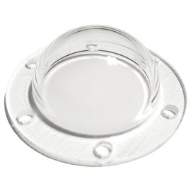 SUPREMETECH Acrylic Dome/Plastic Hemisphere - Clear (1" with Holes)