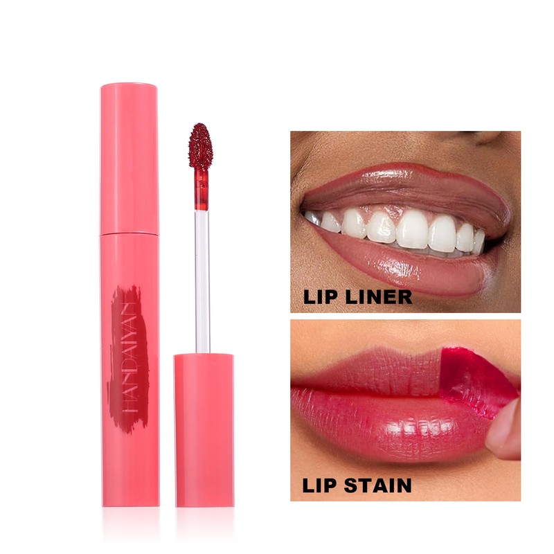 HOPHAT Peel Off Liquid Lipstick, Easy Peel & Reveal Lip