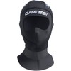 Cressi Orust Hood 5mm - Unisex Adult Diving Hood, Black/Silver