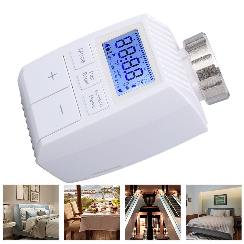 Smart Thermostat Radiator Temperature Controllable Wireless ABS Heating Valve for