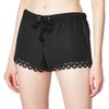Seafolly de la Mujer Bella Swim Short, Color Negro, Talla