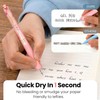 REXloyal Black Ink Gel Pens: 5 Count Quick dry 0.5mm