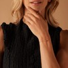 Lucardi - Damen Armband mit Armreif und Plattierung - Schmuck