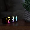 Equity 617-386 2” Gradient Digital Alarm Clock with Indoor Temperature