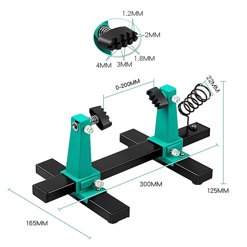 Ieron Circuit Board Holder Heavy Duty Soldering Assembly Stand 360