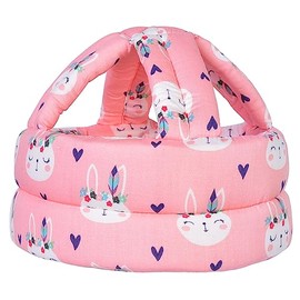 TORASO Baby Helmet for Crawling, Infant Helmet & Walking Baby Helmet, for Age 6-36 months,Pink Rabbit(B-1PC.CA)
