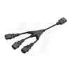 HTCable UPS PDU Computer PC Power Splitter Cord C14 to
