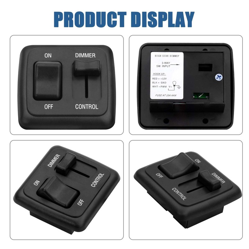 RV Led Dimmer Switch 12 Volt, 12V Rv Light Led