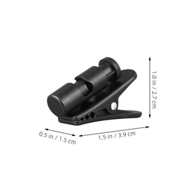 GRIRIW Headphone Cable Clamp 4 Pack Headset Wire Clip Earphone Wire Holder Fixed Clamp Fix for Shirt