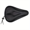 AXCSBI01 Gel Bicycle Saddle Cover Padded Bicycle Saddle Anti-Prostate Prostate
