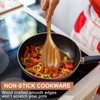 2 Pcs 12" Long Wood Cooking Spoons Large Spoon for