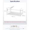 Nxconsu 2Pack Under Shelf Storage Basket Organizer Hanging Holder for