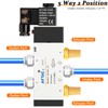 Solenoid Valve 1/2"PT 4V410-15 Pneumatic Air Solenoid Single Coil Pilot-Operated