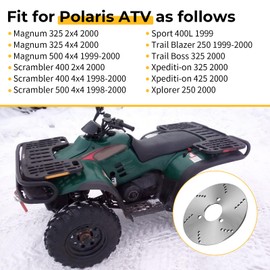 M MATI Rear Brake Disc Rotor for Polaris Trail Blazer 250 1999-2000 Scrambler 400 500 1998-2000 Trail Boss 325 Xplorer 250 Magnum 325 500 Xpedition 325 425 2000 Sport 400L 1999 5211849