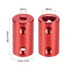 sourcing map Shaft Coupling Connector 4 mm to 8 mm