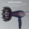 Secadora Cabello Con Difusor Rizos Peinador Ceramica Iones