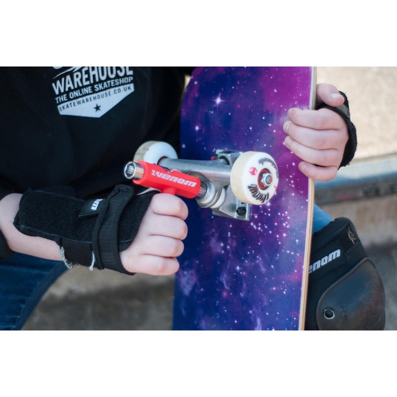 Venom Skateboards Skate Tool All-In-One Multi-functional Portable Pocket Socket T