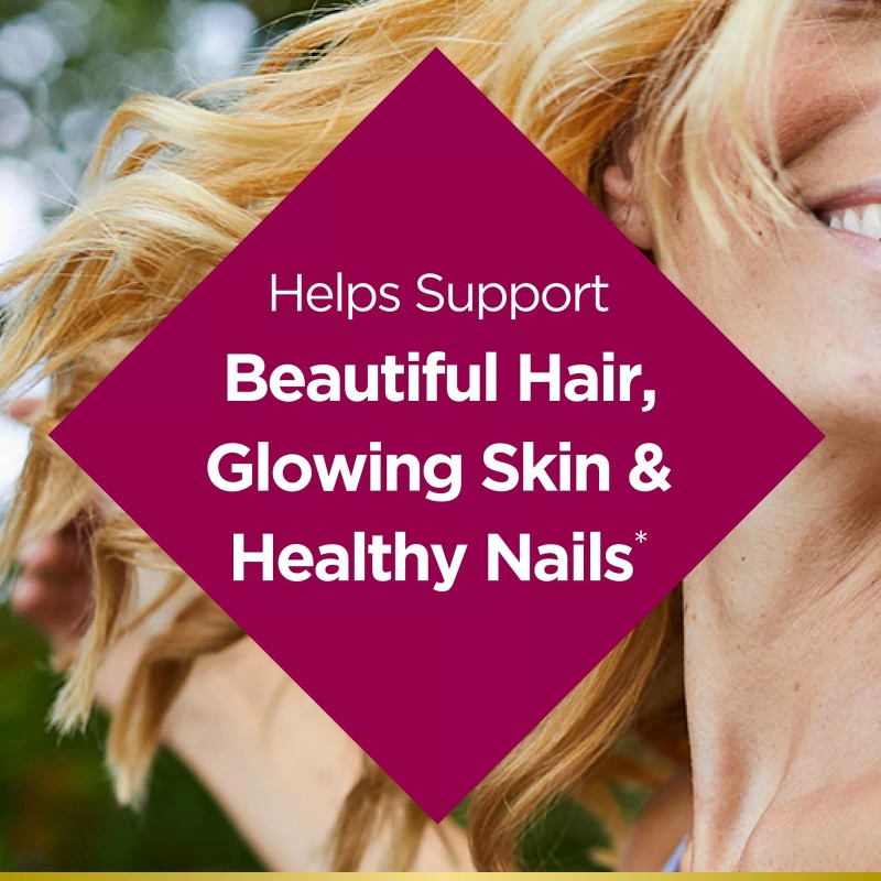 Nature's Bounty Optimal Solutions Advanced Hair, Skin, Nails, 2X Biotin,