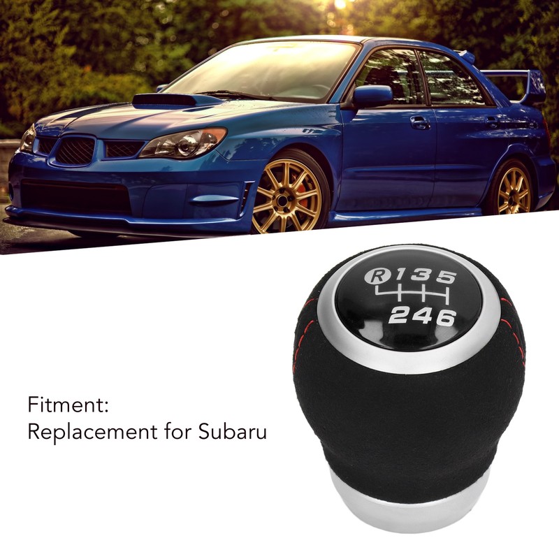 6 Speed Gear Shift Knob Manual Shifter Head Automotive Body