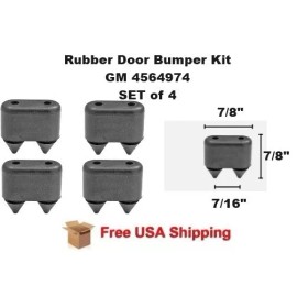 DBG Ventures 1971+ Chevy Vega Door Jamb Body Door Bumper Rubber Cushion Bump Stop