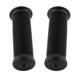 1 Inch 25 mm/1.1 Inch 28 mm Motorcycle Grip, Universal Motorcycle Vintage TPU Grip Handlebar Grip Accessories (Black)