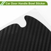 X AUTOHAUX Universal 80x88mm Car Door Cup Protector Sticker Anti-Scratches+Auto