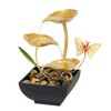 Tabletop Fountain Small Circulating Water Ornaments Indoor Waterfall for Office