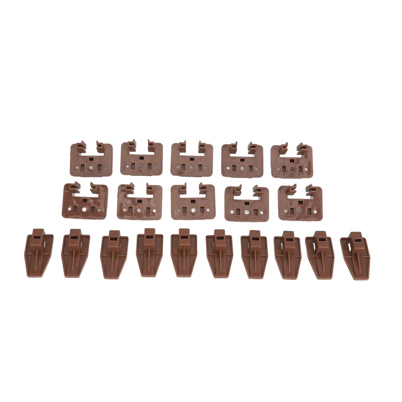 10 Sets Dresser Drawer Slides Plastic Drawer Slides and Guides