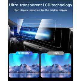 SHAOHAO 2 Pcs for 2025 Kia K4 Screen Protector Fit for 2025+ Kia K4 (LX, LXS, EX, GT-Line, GT-Line Turbo) 12.3 inch Display, for 2025 Kia K4 Accessories Crystal Clear Anti-Fingerprint K4 Screen Cover