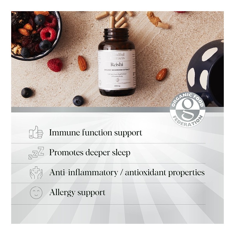 Mindful Extracts Organic Reishi Extract - 60
