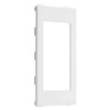TayMac A72W Universal Insert Allure Nonmetallic Wallplate Insert, White Smooth
