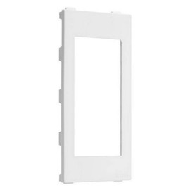 TayMac A72W Universal Insert Allure Nonmetallic Wallplate Insert, White Smooth