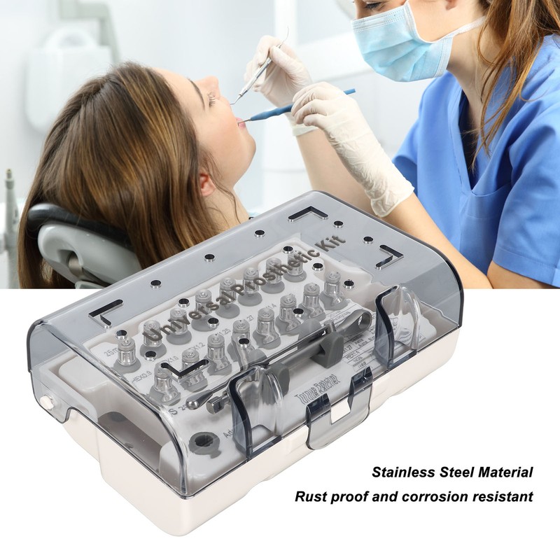 16pcs Dental Implant Screwdriver Stainless Steel Professional Heat Resistant Precise
