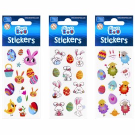 Set of Colourful Easter Stickers, Stickers for Children
