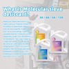 Wisesorb 7 LBS 5A Molecular Sieve Desiccant Beads, Reusable Dessicant