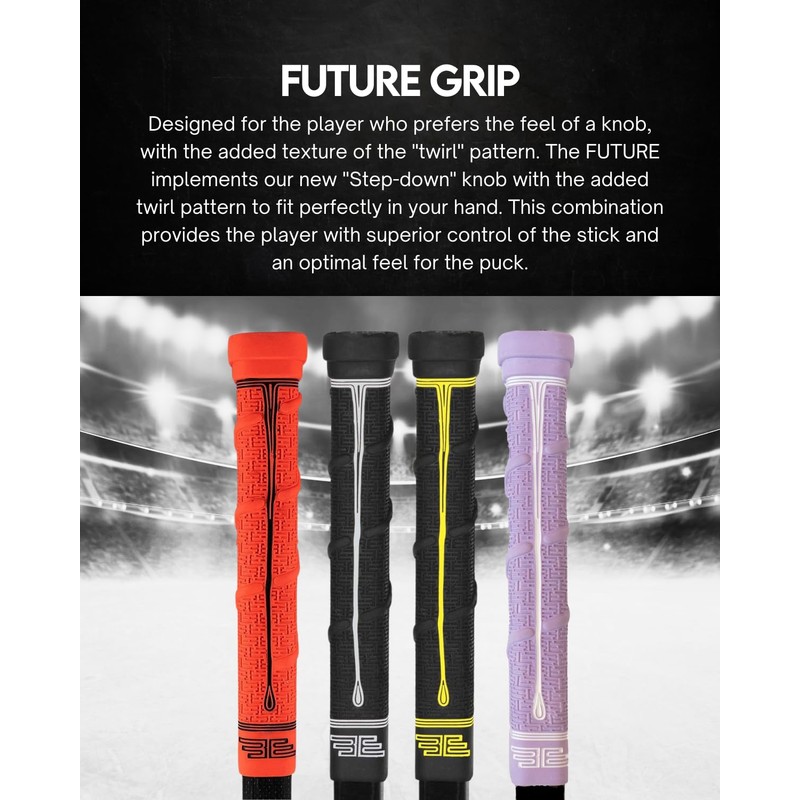 Buttendz Future Rubber Replacement Hockey Grip - Step Down Knob,