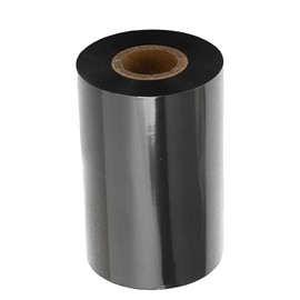 Thermal Transfer Ribbon, Wear Resistant Anti Static Portable Printer Ribbon Black 100mm X 300m, Print PET, PVC, Synthetic Paper with Clear Printing and Abrasion, for Electronic