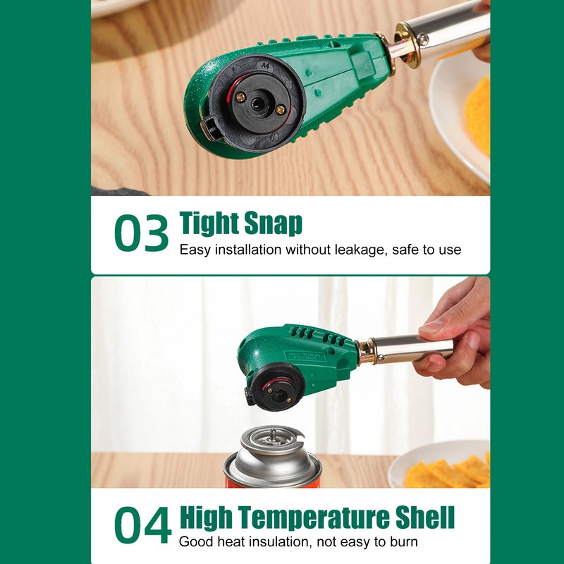Propane Torch Welding Flame Valve Portable Gas Gun for Outdoor